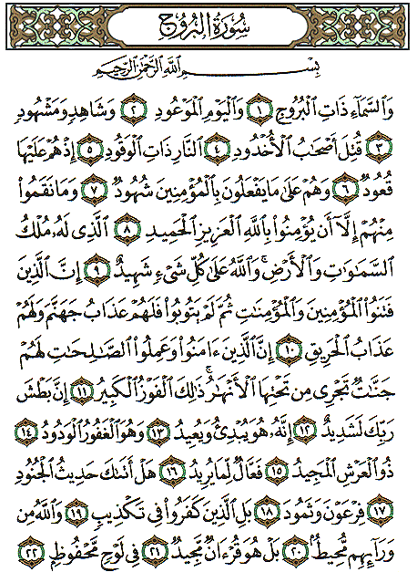 تفسير رؤيا سورة البروج في المنام 20161020 132