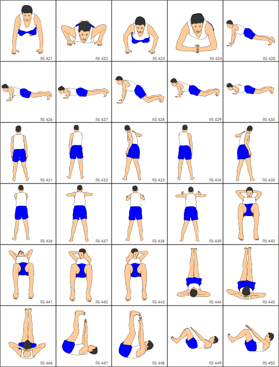 عمل تمارين رياضية