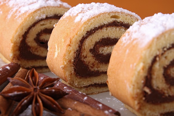 طريقة عمل sponge roll