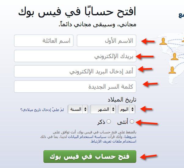 خطوات انشاء صفحة على الفيس بوك بالصور